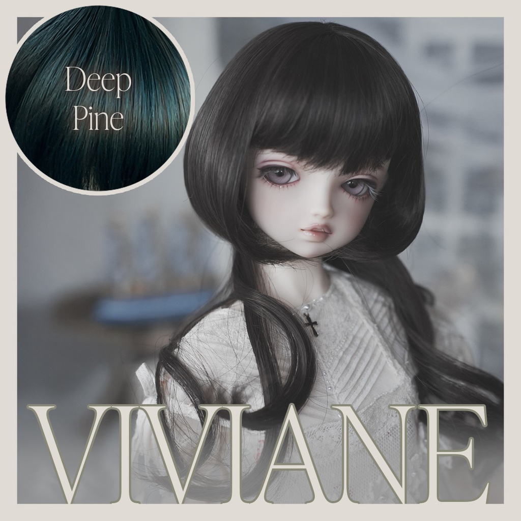 10月受注 | VIVIANE ビビアン | Deep Pine | 耐熱ドールウィッグ