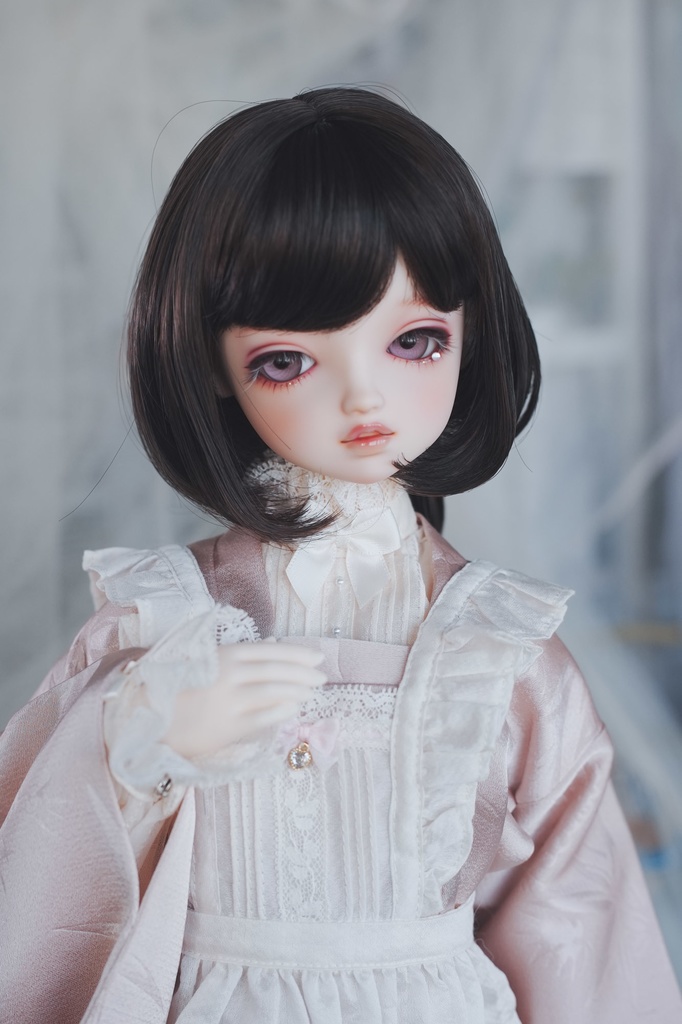 VIVIANE ビビアン | Natrual Black | 耐熱ドールウィッグ