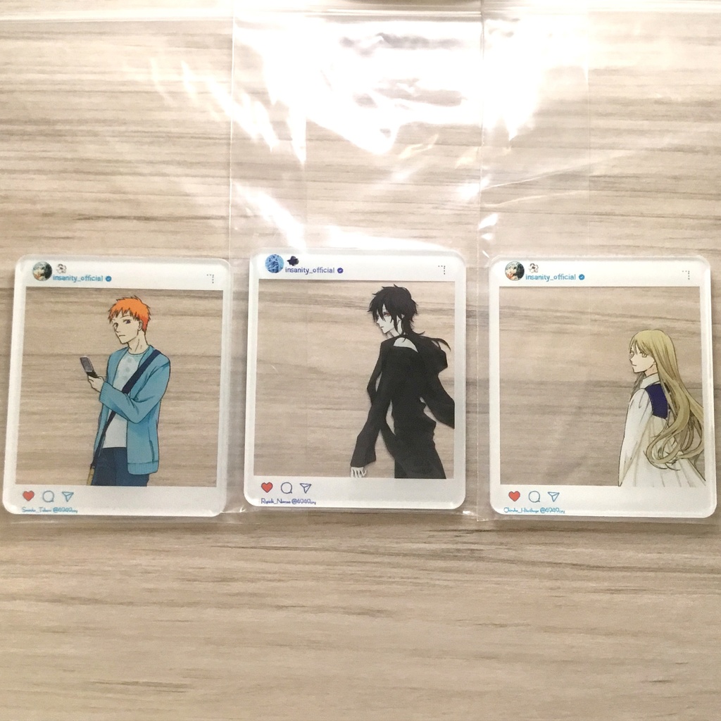 インサニティ演劇部アクリルカード