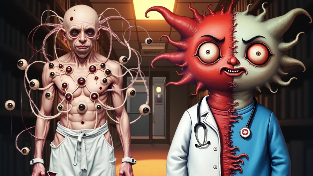 ホラー立ち絵&背景素材集 - Asylum of Lost Souls