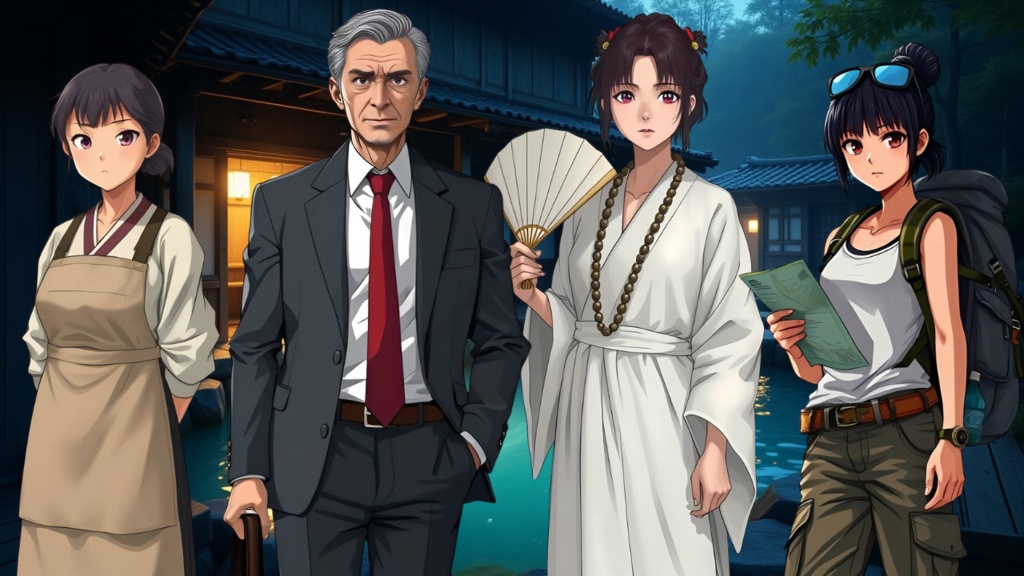 ホラー立ち絵&背景素材集 - Curse of Onsen