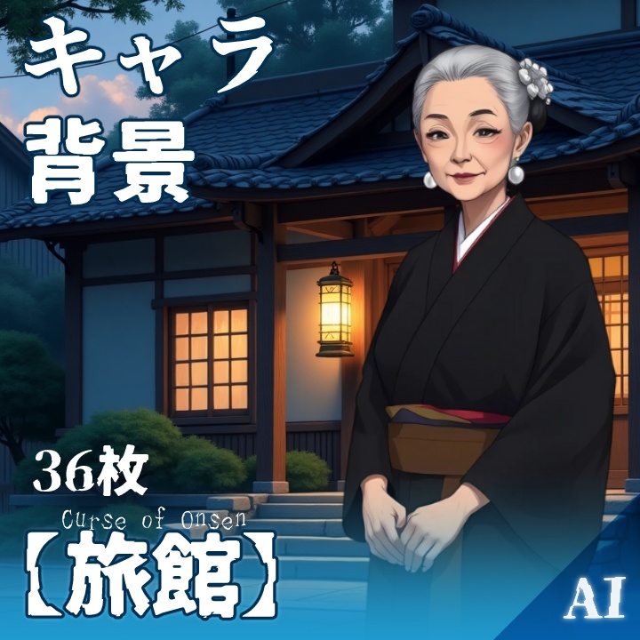 ホラー立ち絵&背景素材集 - Curse of Onsen