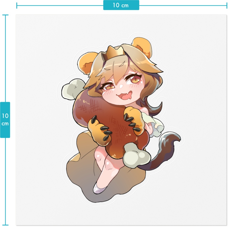 ミニりおん!ステッカー!