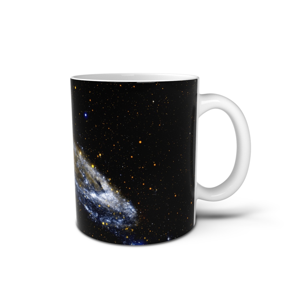 宇宙まぬるねこ顔マグカップ