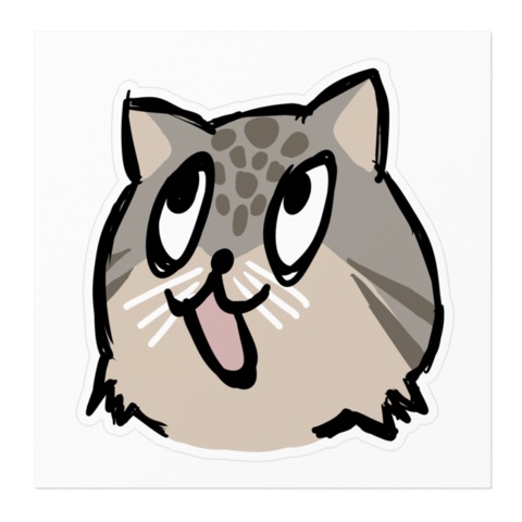 まぬるねこのやこステッカー