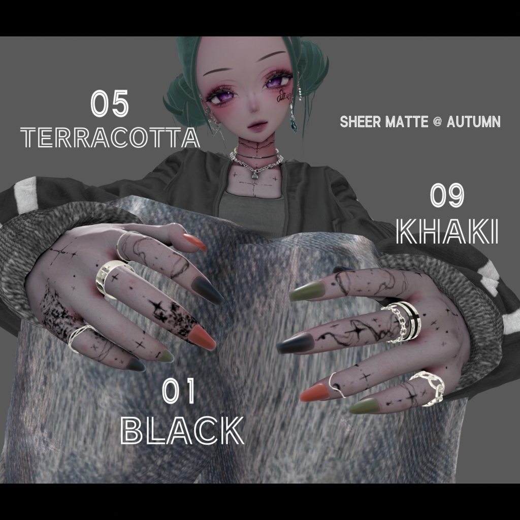 【無料】NAIL MANIA SAMPLES【森羅-Shinra-】|3D Nail / FREE