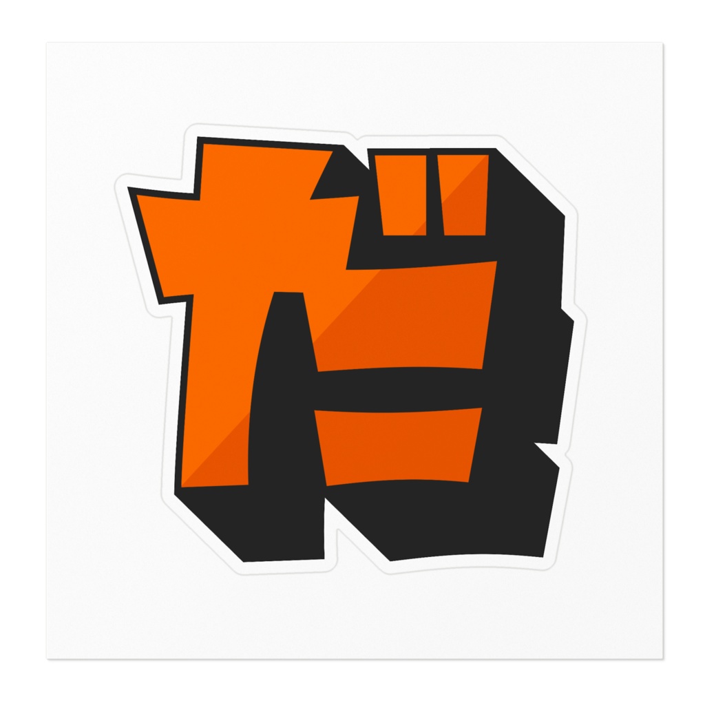 だだらじ旧ロゴステッカー