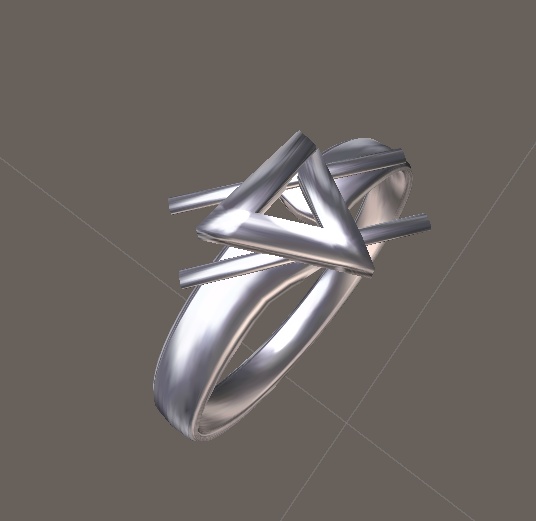 Simple Ring No.01【VRChat向けアクセサリ】