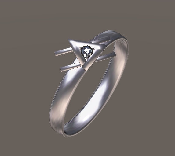 Simple Ring No.01【VRChat向けアクセサリ】