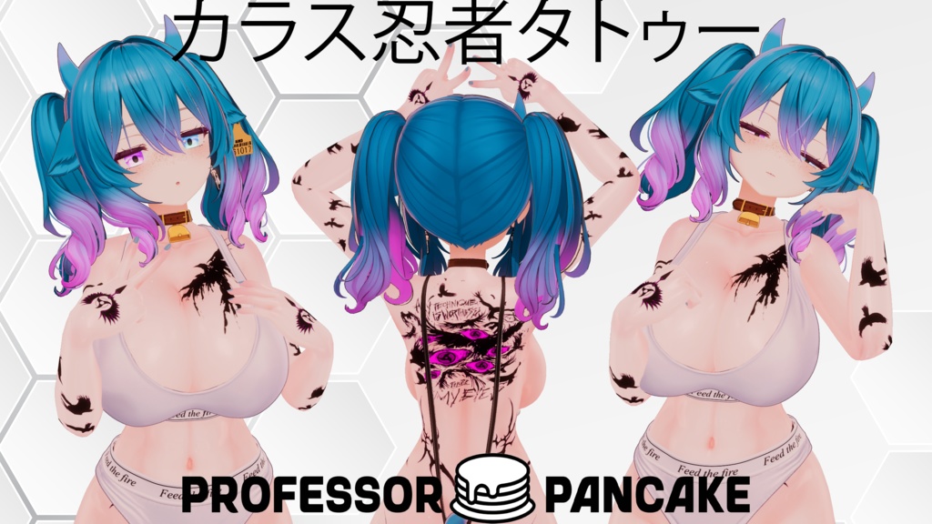 Crow Shinobi Tattoo カラス忍者タトゥー