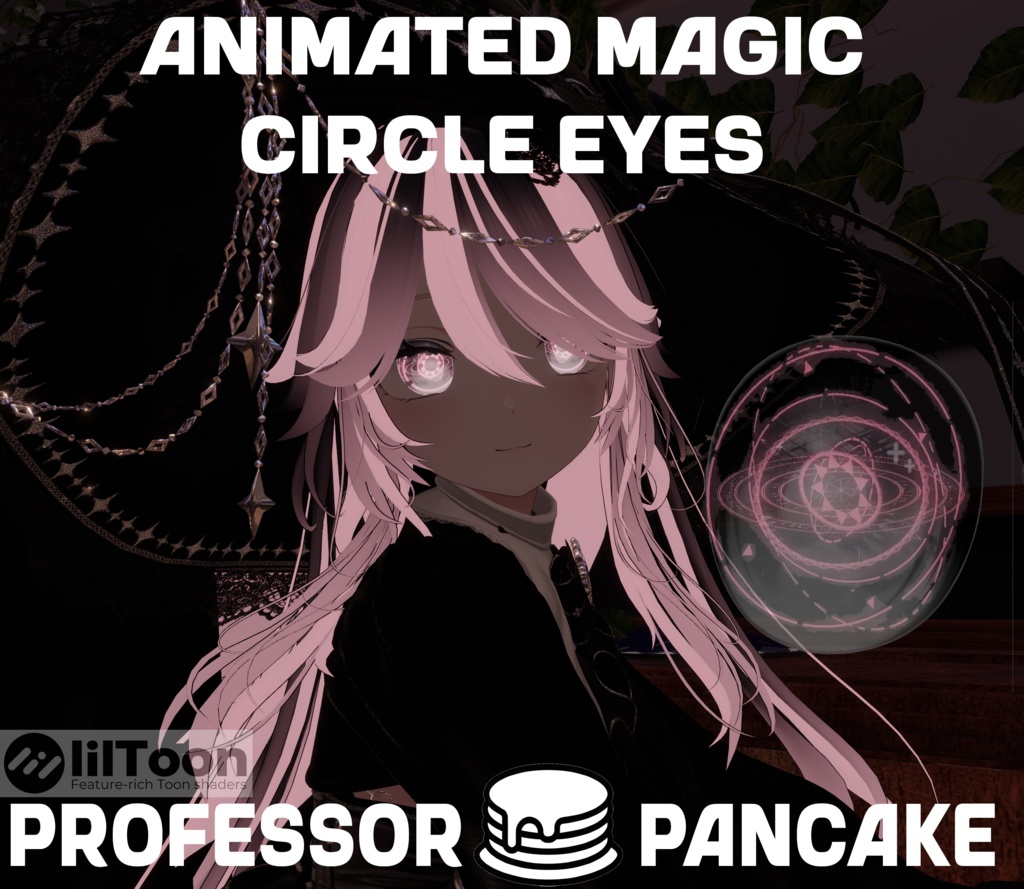 Animated Magic Circle Eye Texture アニメーション化された魔法陣の目のテクスチャ