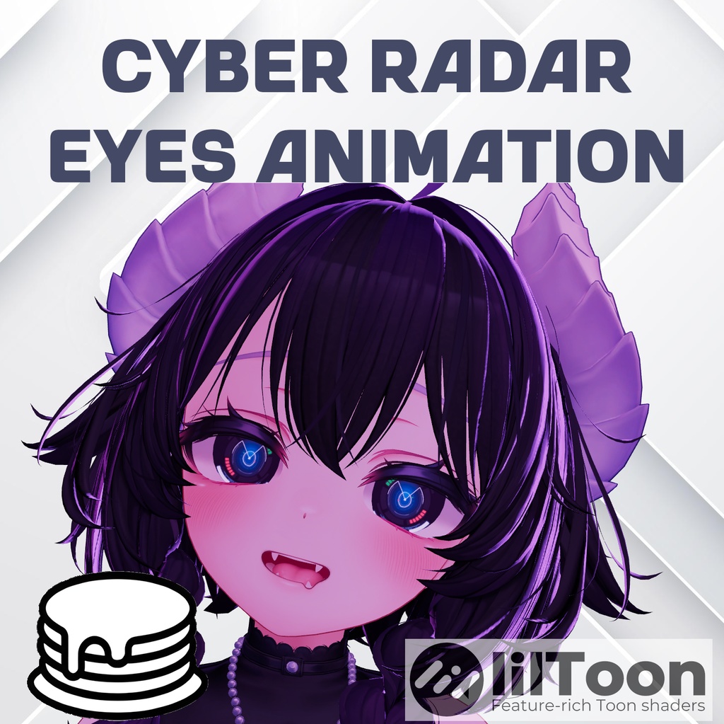 Cyber Radar Eyes Animation/サイバーレーダーアイズアニメーション 【 9アバター対応】