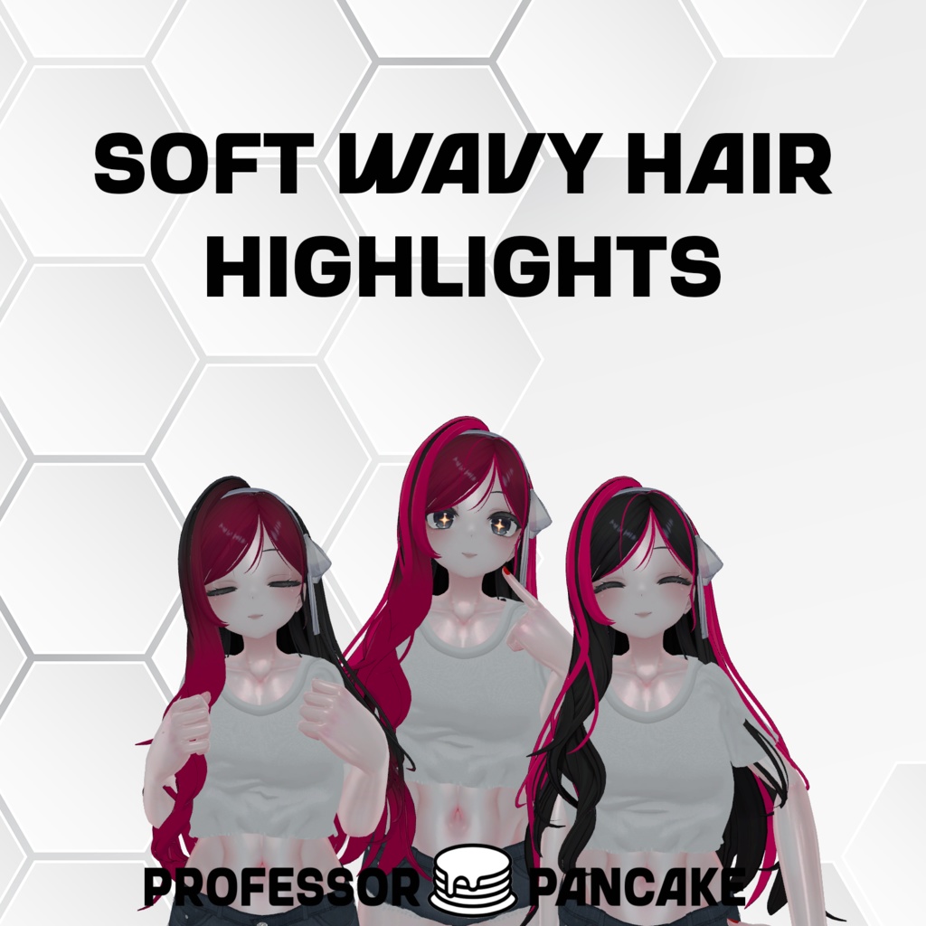Soft Wavy Hair Highlights / 柔らかいウェーブヘアのハイライト