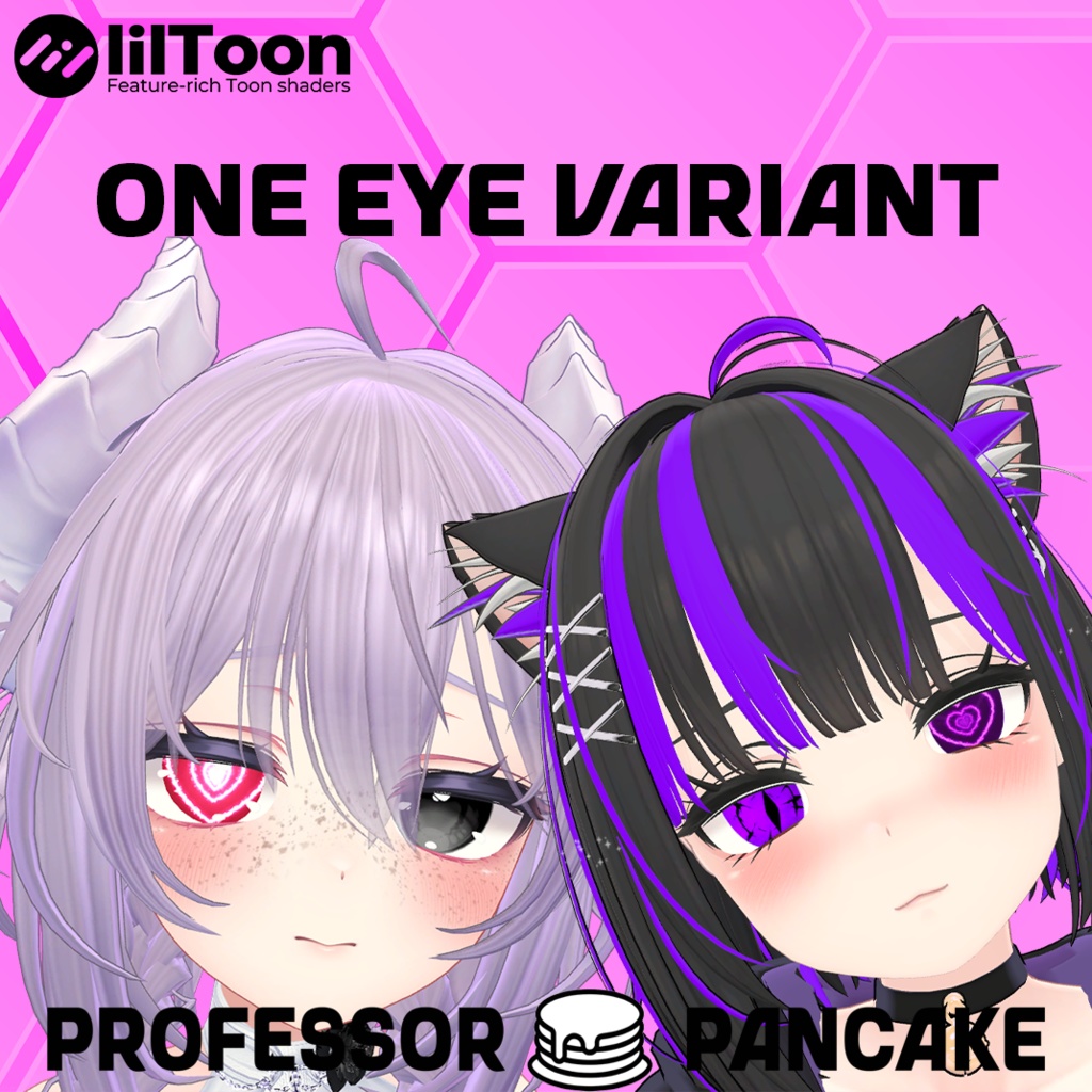 【Infinite Love Eye Animation / 無限の愛の目アニメーション】 【11アバター対応】