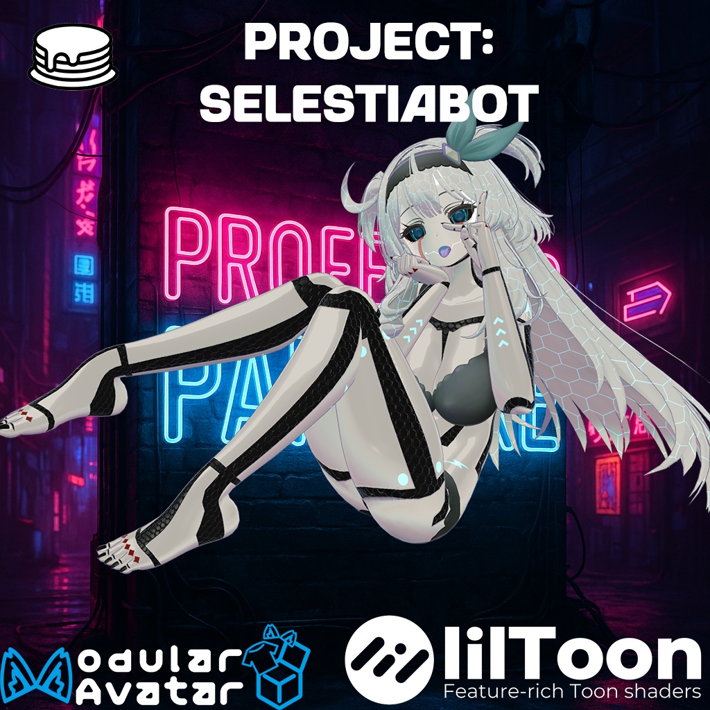 『Project: Selestiabot / プロジェクト: セレスティアボット』 Body Texture + Material