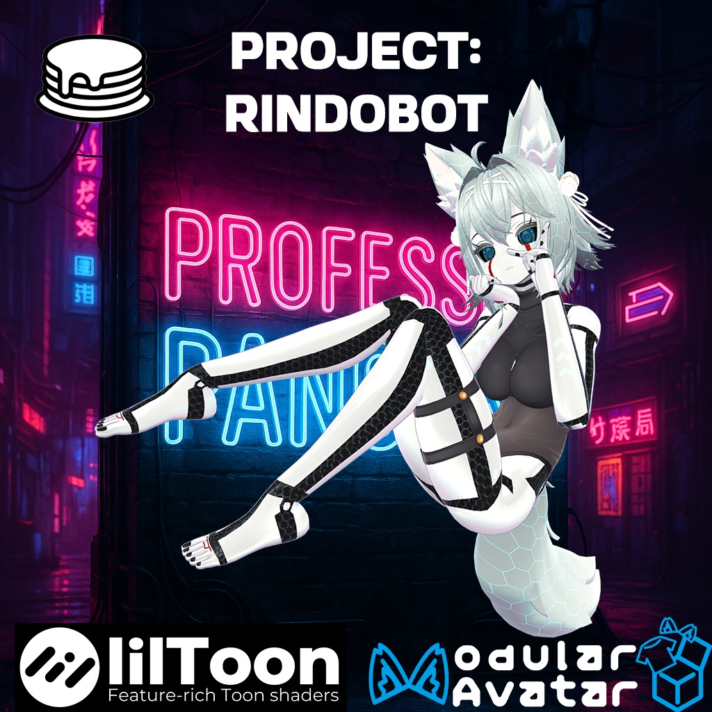 『Project: Rindobot / プロジェクト: 竜胆ボット』 Body Texture + Material