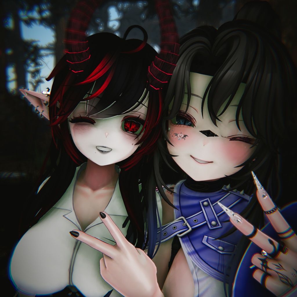 Demonic Eye Texture/悪魔の目テクスチャ 【13アバター対応】