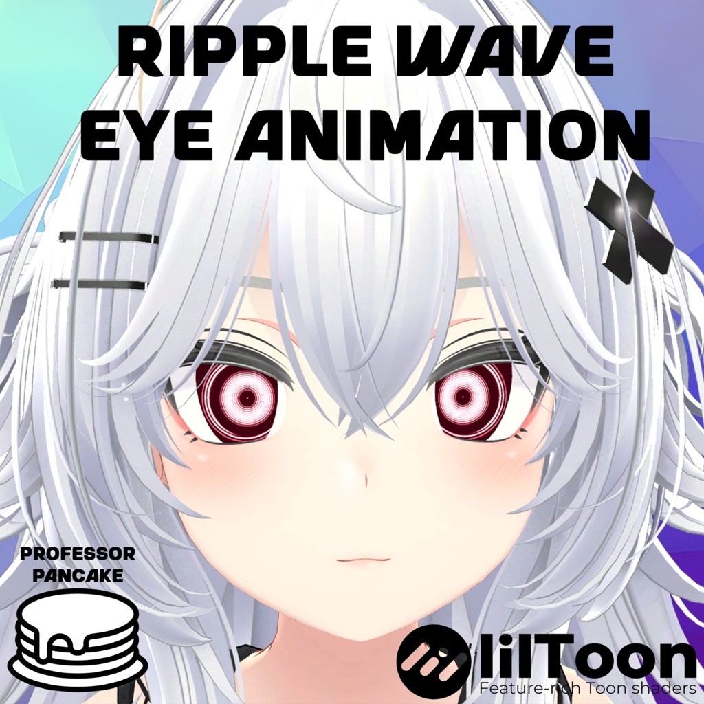 【Ripple Wave Eye Animation / 波紋波アイアニメーション】 【13アバター対応】