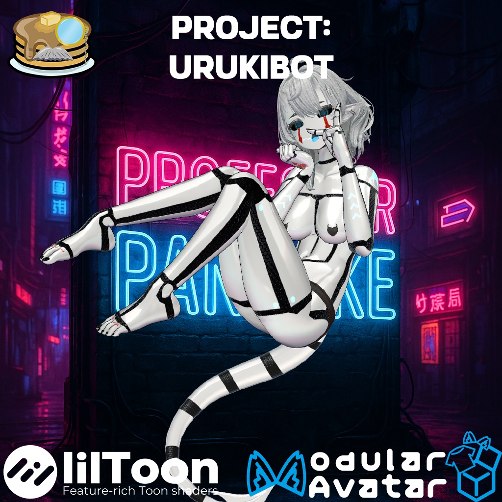 『Project: Urukibot / プロジェクト: ウルキボット』 Body Texture + Material