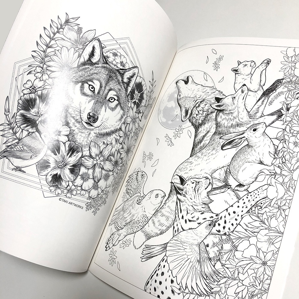 Nature Animals イラスト集 Taki Artworks Store Booth