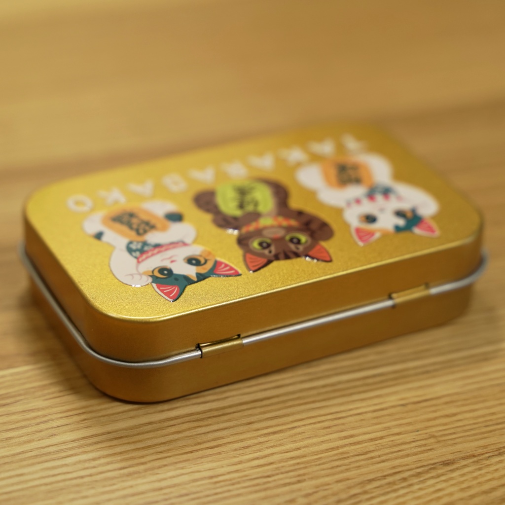 招き猫缶ケース