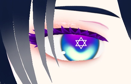 [Vroid] 六角形の目 Hexagram Eyes Texture