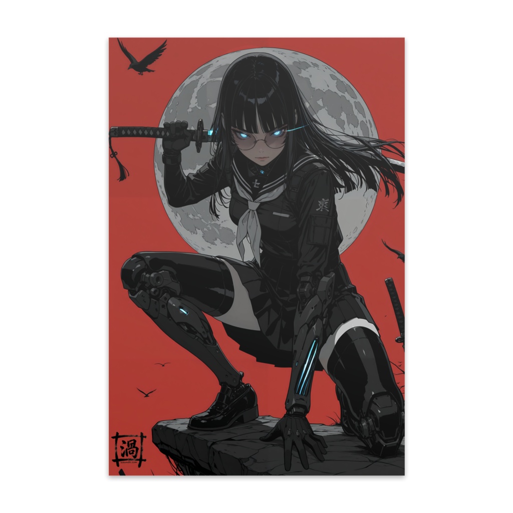 サイバーニンジャちゃんポストカード✉️