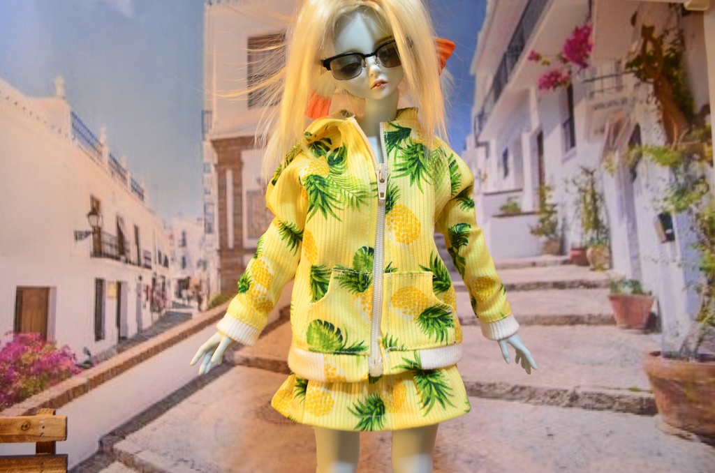 【受注製作】1/4ドール セットアップ 夏 パーカー レディース