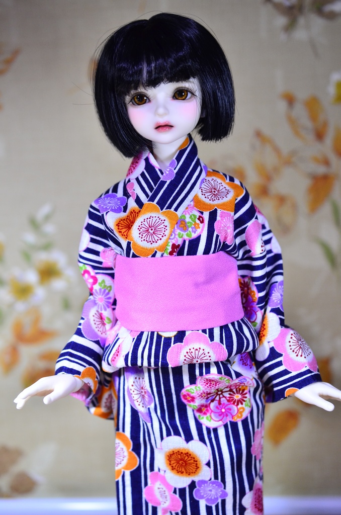 40cmドール 浴衣 幅広
