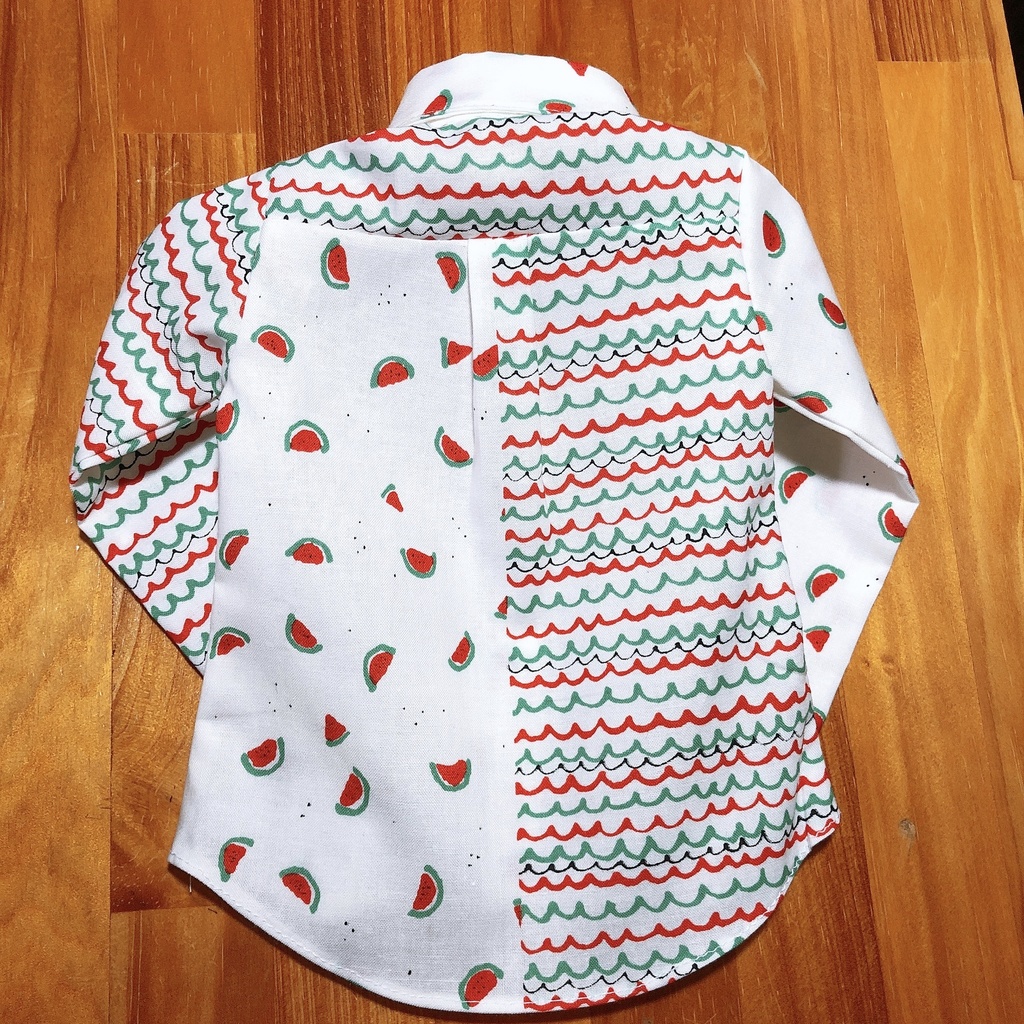 SDGr 少年 フルーツ柄シャツ