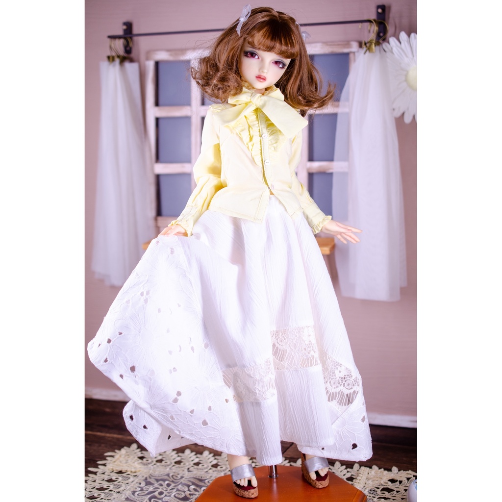 SD  DD コットンスカート ドール服