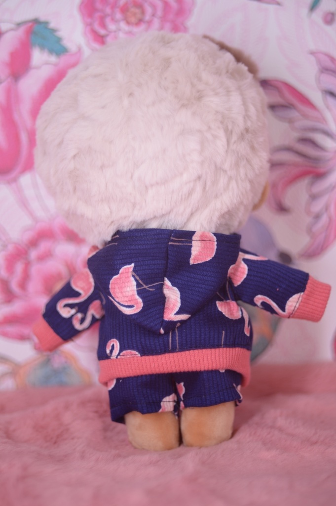 【受注制作】20cm ぬいぐるみ 服 セットアップ メンズ 夏