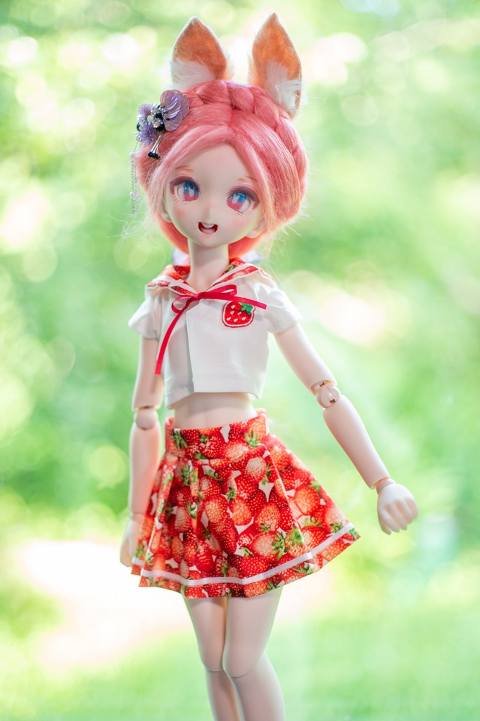 MDD いちご セーラー服 プリーツスカート