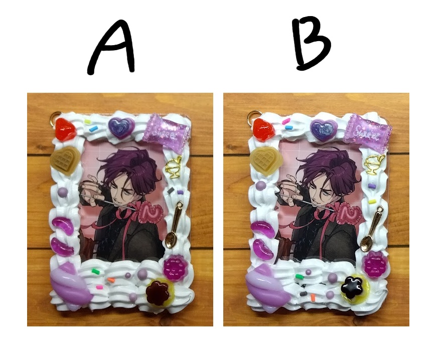 チェキ用硬質カードデコ(カリスマ×スイーツ)