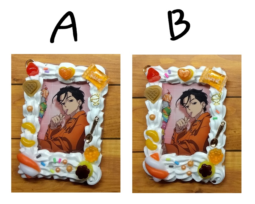 チェキ用硬質カードデコ(カリスマ×スイーツ)