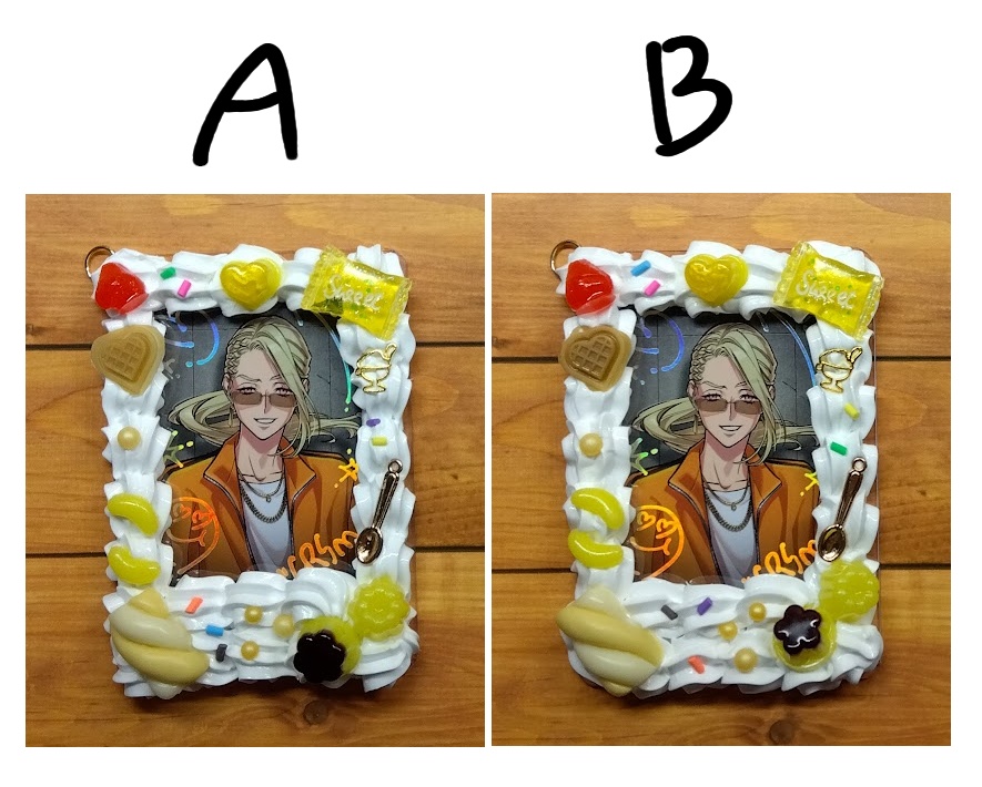 チェキ用硬質カードデコ(カリスマ×スイーツ)