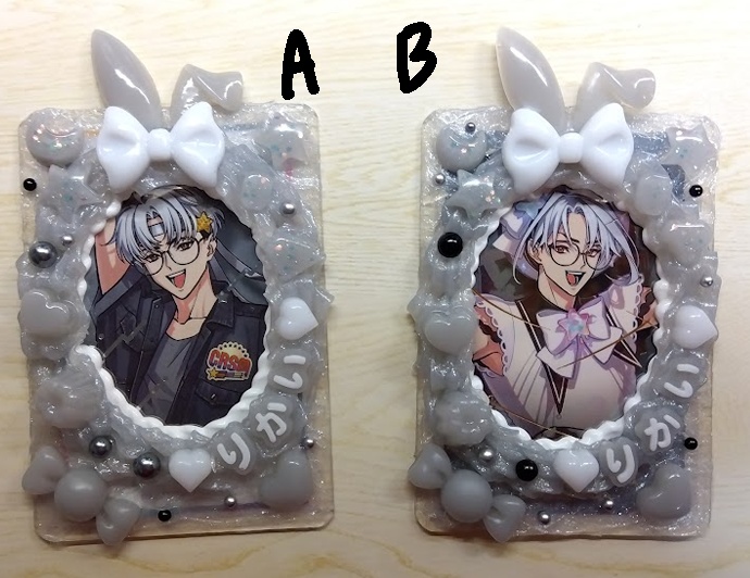 チェキ用硬質カードデコ(カリスマ×バニー)