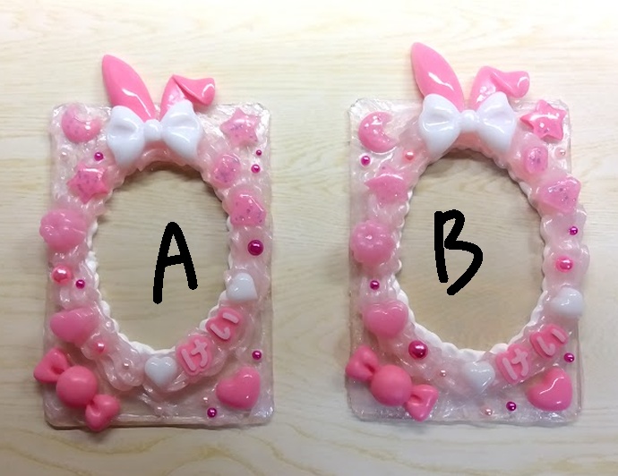 チェキ用硬質カードデコ(カリスマ×バニー)