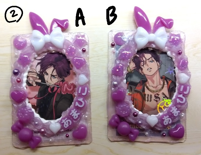 チェキ用硬質カードデコ(カリスマ×バニー)