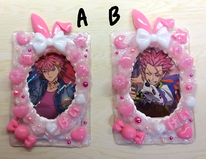 チェキ用硬質カードデコ(カリスマ×バニー)