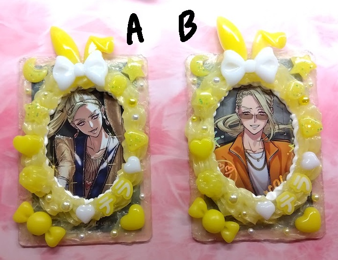 チェキ用硬質カードデコ(カリスマ×バニー)