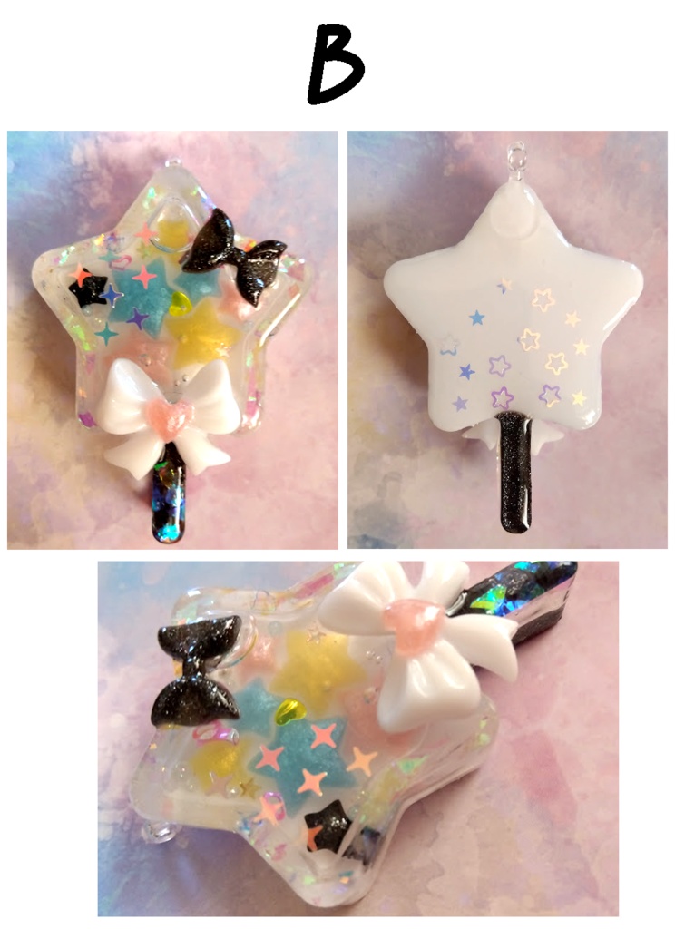 りかぴゅあ風キーホルダー