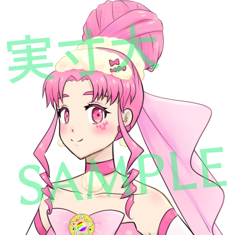 【TRPG立ち絵素材】バレリーナ風魔法少女(表情7種)