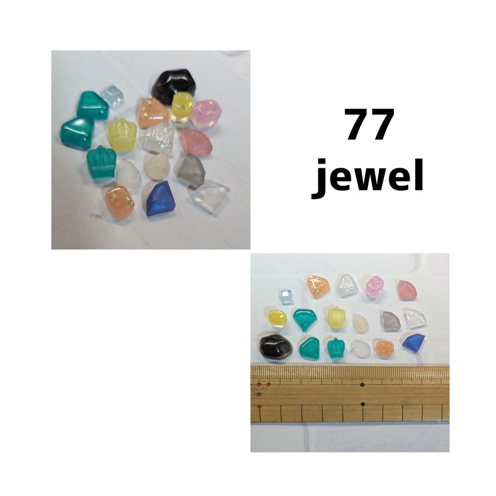 手作りデコパーツ・ミニチュアスイーツ各種