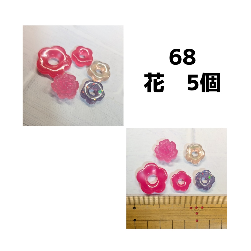 手作りデコパーツ・ミニチュアスイーツ各種