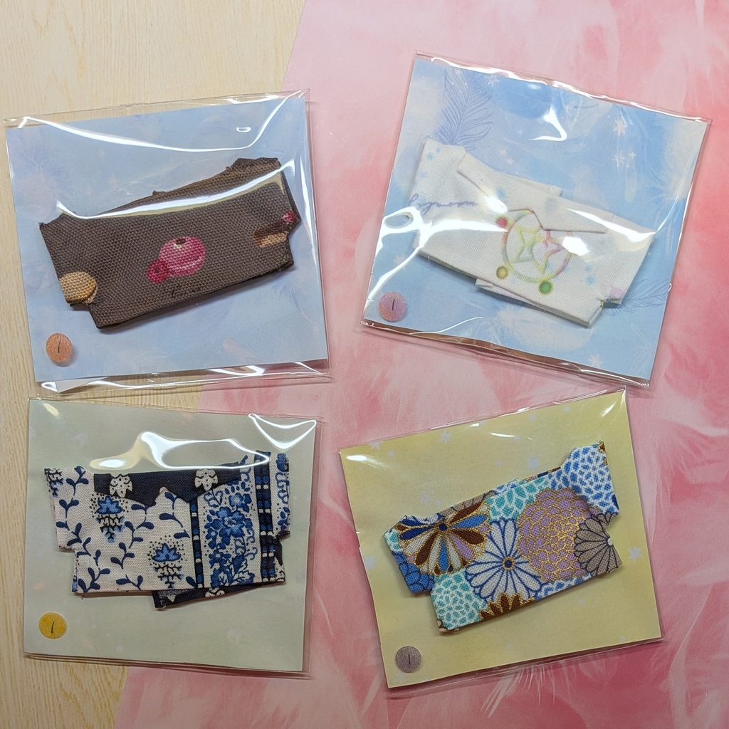 ちびぐるみ向けぬい服（Tシャツ・襟シャツ）