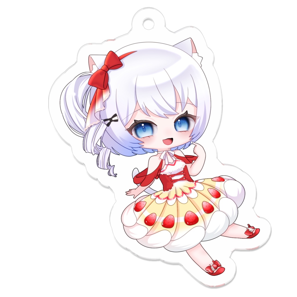 ショートケーキアクリルキーホルダー