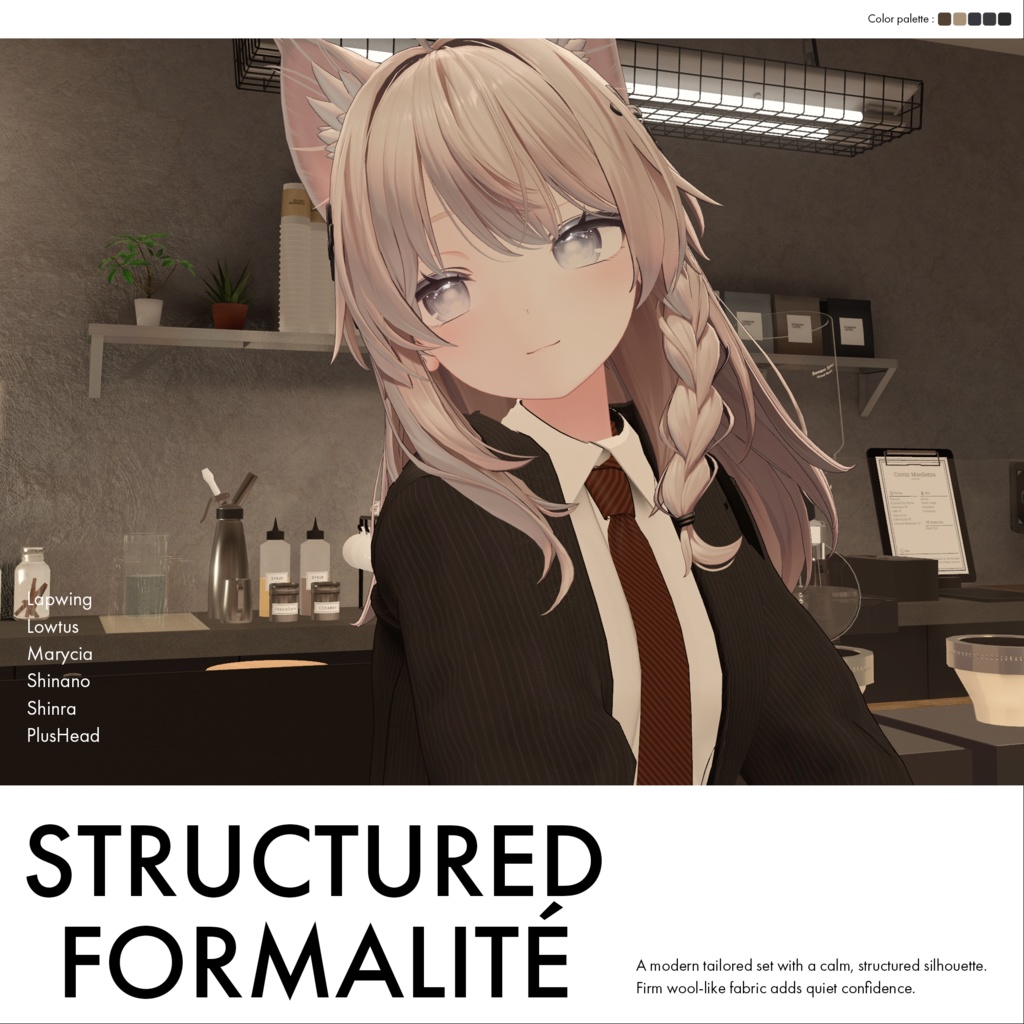 【6アバター対応】Structured Formalité #0013