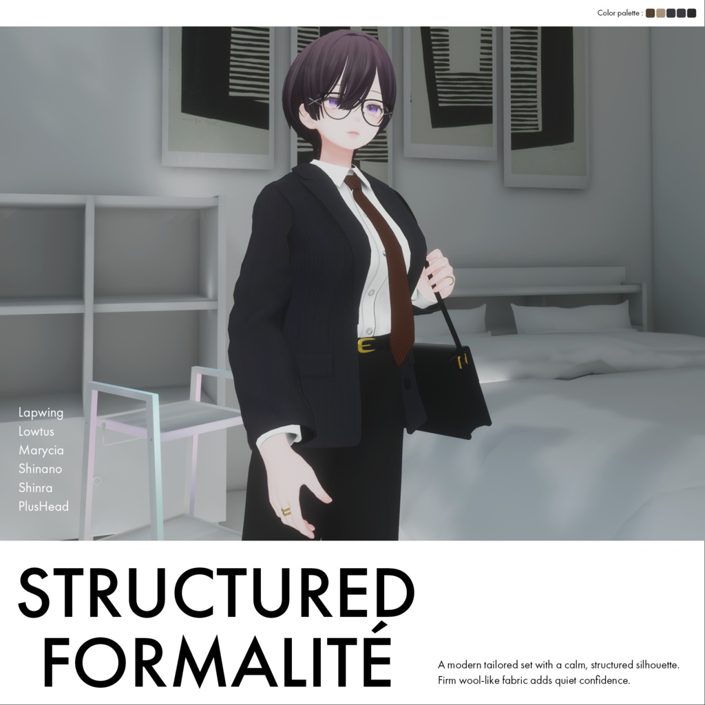【6アバター対応】Structured Formalité #0013
