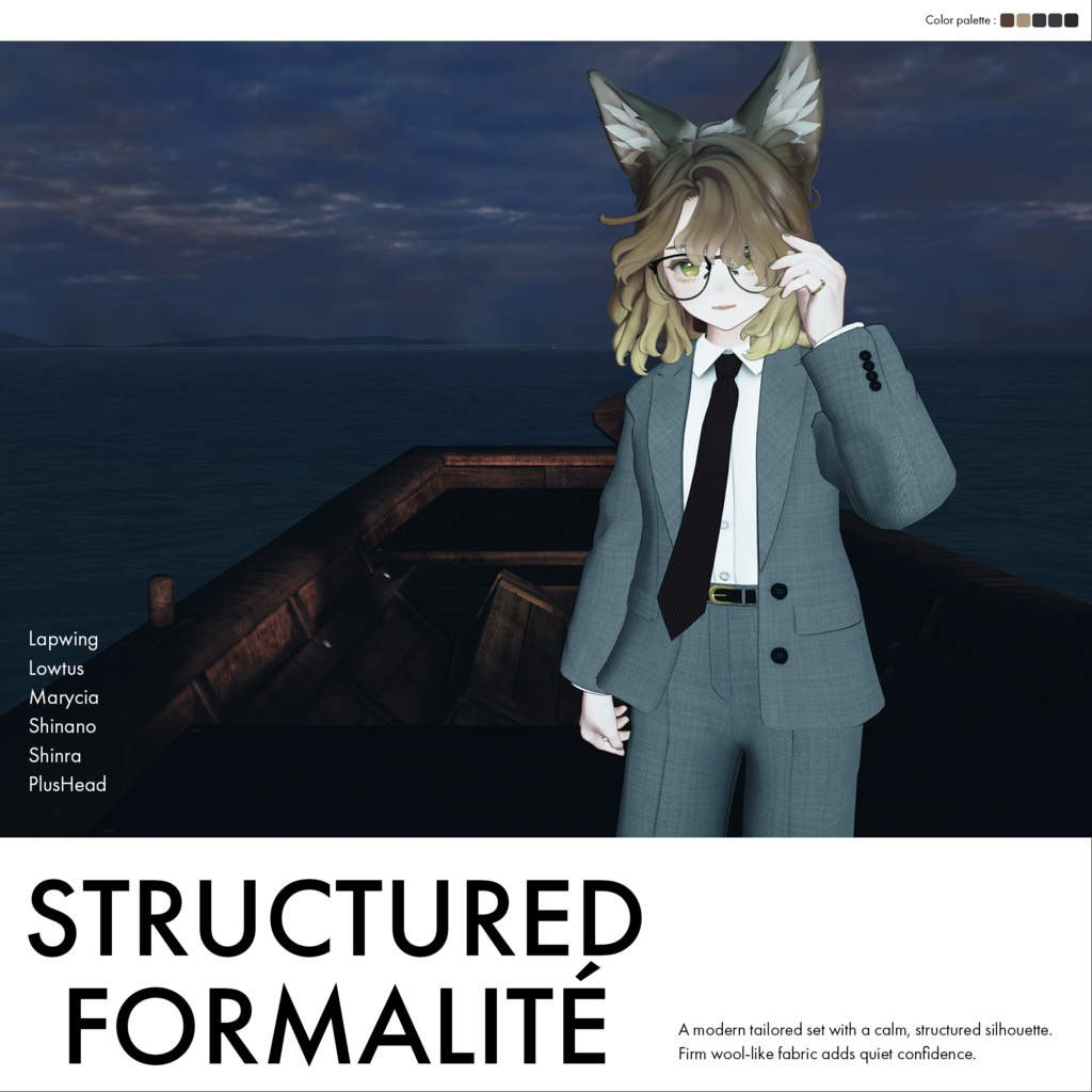 【6アバター対応】Structured Formalité #0013